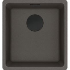 Franke Maris fregadero de granito 43.3x43.3 cm negro 125.0737.996