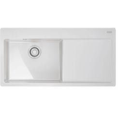 Franke Maris fregadero de granito 100x51 cm blanco 124.0749.514