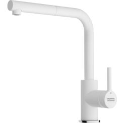 Franke Lina L grifo de cocina de pie blanco 115.0728.485