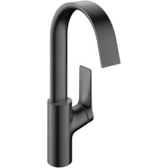 Hansgrohe Vivenis grifo para lavabo de pie cromo-negro 75032340
