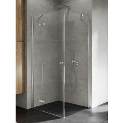 New Trendy Kalibra cabina de ducha 100x70 cm rectangular cromo brillo/vidrio transparente K-5009