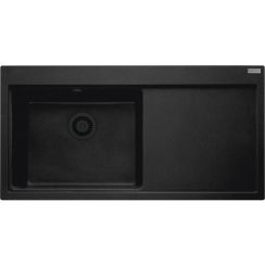 Franke Mythos fregadero de granito 100x51.5 cm gris/grafito/ónix 114.0743.113