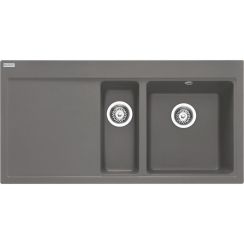 Franke Mythos fregadero de granito 100x51.5 cm gris/grafito/ónix 114.0743.114