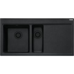 Franke Mythos fregadero de granito 100x51.5 cm gris/grafito/ónix 114.0743.119