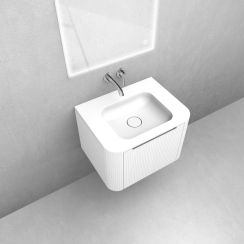 Conjunto armario Oltens Hamnes 60022000, lavabo Oltens Hamnes 40212000