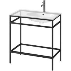 Cersanit Zen consola 79.5x44.7x83 cm de pie, para lavabo negro S1001-036