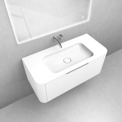 Conjunto armario Oltens Hamnes 60024000, lavabo Oltens Hamnes 40214900