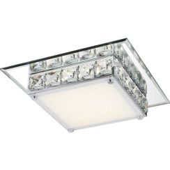 Globo Lighting Margo plafón 1x12 W cromo 49355