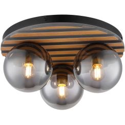 Globo Lighting Parsons lámpara de techo 3x40 W negro 54343-3
