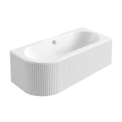 Rea Orion bañera de esquina 149.5x75 cm derecha blanco REA-W0074