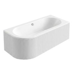Rea Orion bañera de esquina 159.5x75 cm derecha blanco REA-W0075