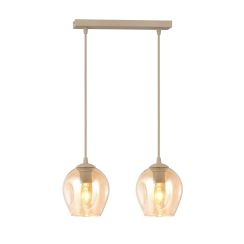 Emibig Istar lámpara colgante 2x15 W beige 1785/2