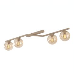Emibig Naton lámpara de techo 4x8 W beige 1802/4