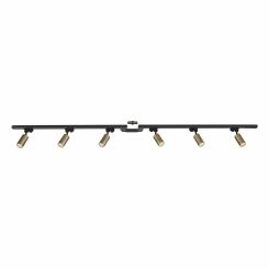 Zuma Line Black/Gold kit de riel con focos 6x35 W negro-oro 3022