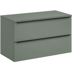 Conjunto armario Comad Sombra Green SOMBRA GREEN 82-100-46-2S, encimera sobre armario Comad Sombra Green GREEN 89-100-46 M