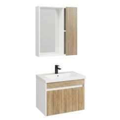 Rea Faro conjunto de muebles de baño 58x46.5x42 cm suspendido, para lavabo blanco REA-M0037