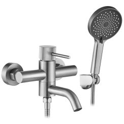 Rea Lungo Stripe grifo de bañera y ducha a pared || REA-B8057
