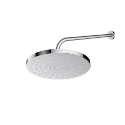 Conjunto ducha con efecto lluvia Oltens Pluva 37010100, brazo a pared Oltens Lagan 39400100