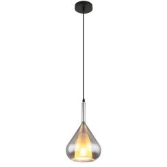 Globo Lighting Geeky lámpara colgante 1x60 W negro-humado 15542
