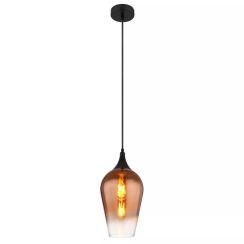 Globo Lighting Lavus lámpara colgante 1x60 W negro 15552H1