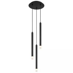 Globo Lighting Blake lámpara colgante 3x4 W negro 15629-3