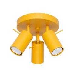 Sollux Lighting Ring lámpara de techo 3x10 W amarillo SL.2186