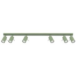 Sollux Lighting Ring lámpara de techo 6x10 W verde SL.2182