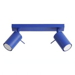 Sollux Lighting Ring lámpara de techo 2x10 W azul SL.2166