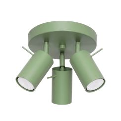 Sollux Lighting Ring plafón 3x10 W verde SL.2180