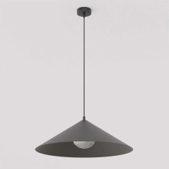 Emibig Mono lámpara colgante 1x10 W negro-grafito 1721/1L