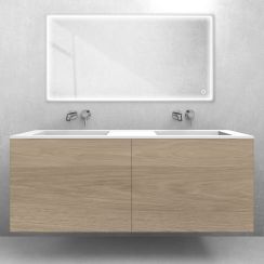 Conjunto lavabo Oltens Stila 40206900, armario Oltens Lun 60040060
