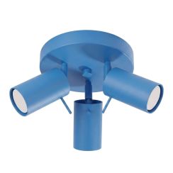Sollux Lighting Ring lámpara de techo 3x10 W azul SL.2204