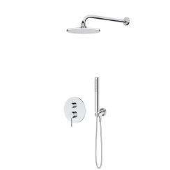 Conjunto grifo de bañera y ducha Oltens Molle 34113100, ducha con efecto lluvia Oltens Vindel 37000100, 39400100, 37102100, 39304100, 37200100