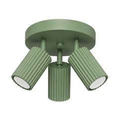 Sollux Lighting Karbon plafón 3x10 W verde SL.2353