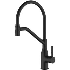Laveo Colina grifo de cocina de pie negro BCO_B78D
