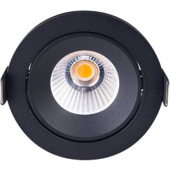 MaxLight Cyklop lámpara empotrada 1x12 W negro H0095