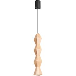 Sollux Lighting Kubbe lámpara colgante 1x10 W madera SL.2032