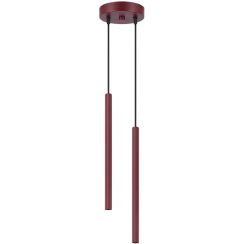 Sollux Lighting Arche lámpara colgante 2x8 W burdeos SL.2043