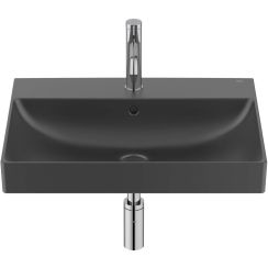 Roca Ona lavabo 60x46 cm rectangular clásico negro mate A327686080