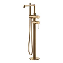 Cersanit Zen grifo de bañera y ducha en suelo cobre S1001-163