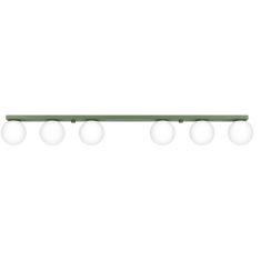 Sollux Lighting Yoli lámpara de techo 6x8 W verde SL.2266