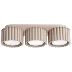 Sollux Lighting Aura lámpara de techo 3x10 W marrón SL.2635