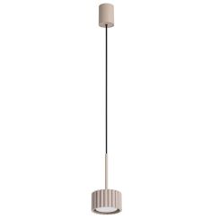 Sollux Lighting Aura lámpara colgante 1x10 W gris/gris ceniza SL.2683