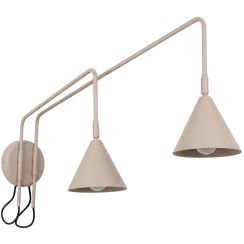 Sollux Lighting Nox lámpara de pared 2x10 W gris SL.2512