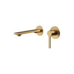 Cersanit Virgo grifo para lavabo empotrado oro S522-112