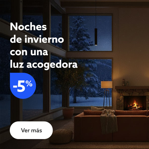 Noches de invierno con una luz acogedora