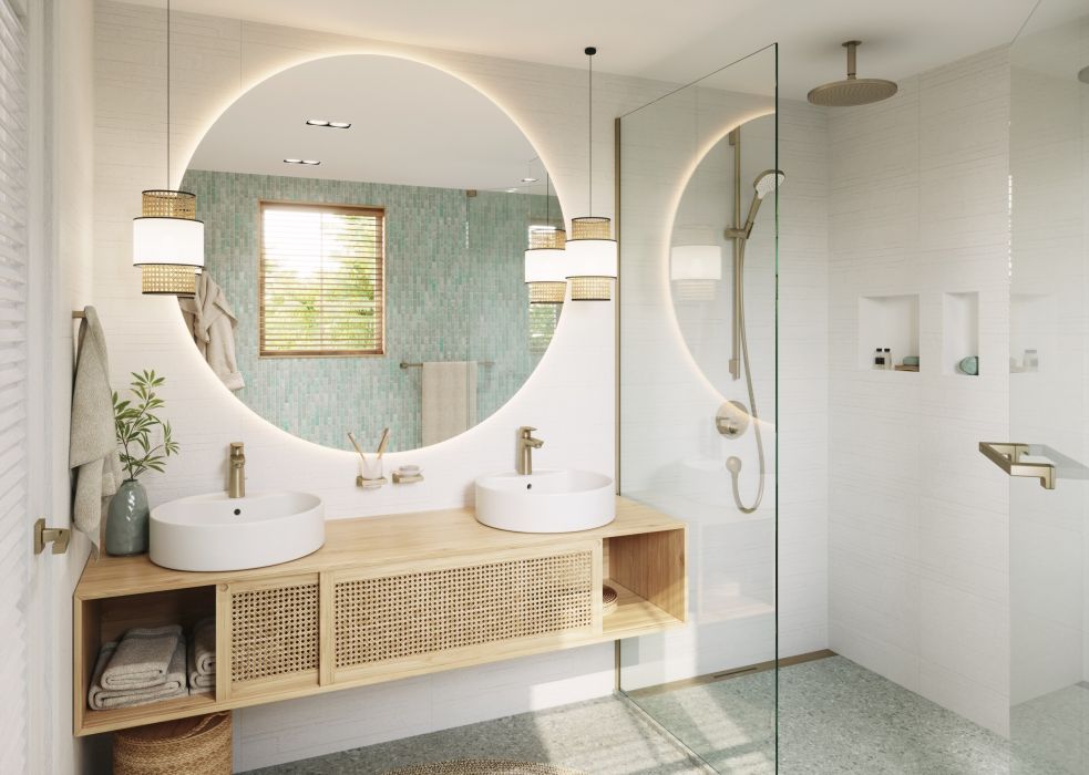 Ba&ntilde;o de estilo boho